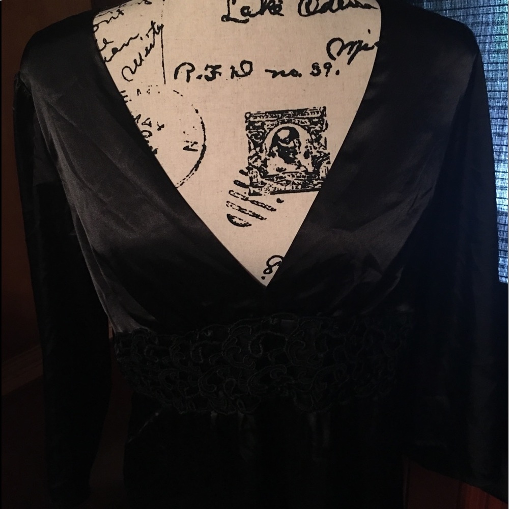 Black dressy shirt